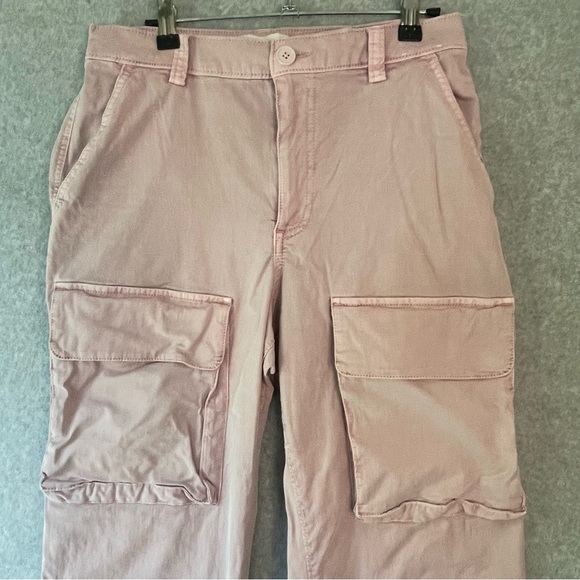 Abercrombie & Fitch Pink Y2K Vintage Cargo Pants Jeans Size 4 - Picture 6 of 9